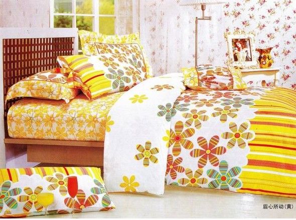 100% cotton polyester cotton bedding set