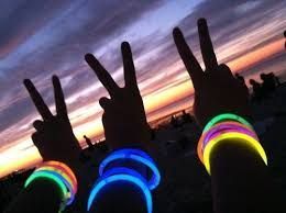 Fluorescent Glowing Silicon Bracelets