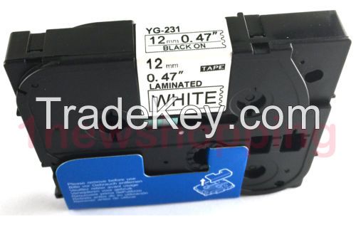 Quality Compatible For Brother P-Touch Laminated Tze Tz Label Tape Cartridge 12mm 231 631