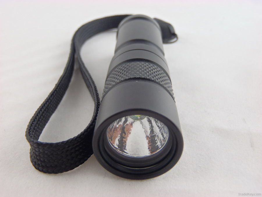 Scuba Mini Dive Flashlight /dive Torch In 100m Waterproof Depth