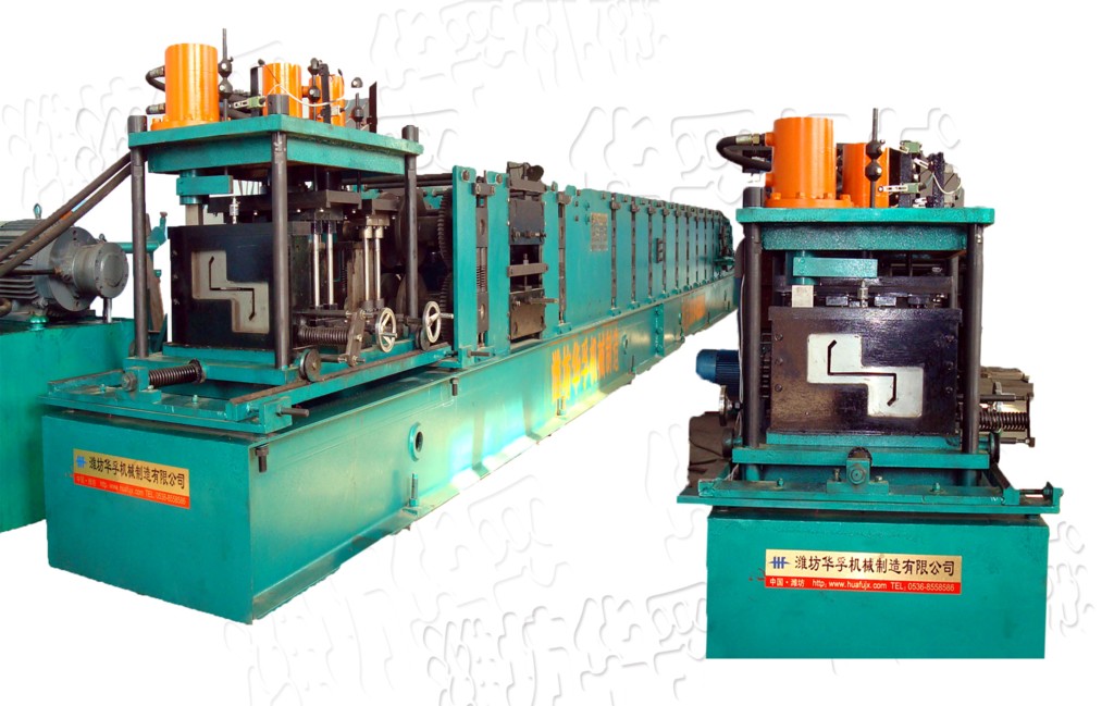 Z channel steel forming machine