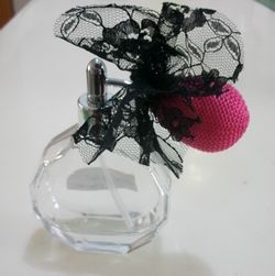 Perfume bottle.