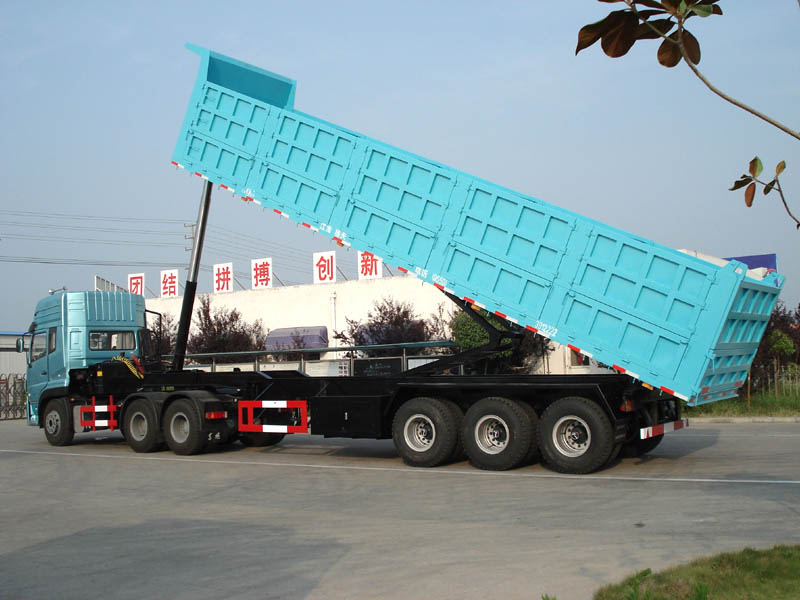 tipping semi trailer