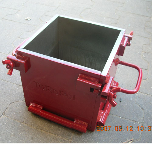 cube mould, VJ cube mould, cement test mold, plastic cube mould