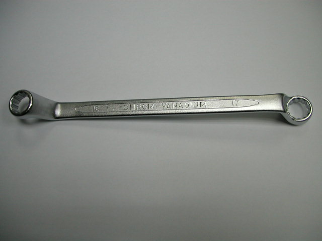 75 Degrees Matt of Double End Box Spanner, Deep Offset, Sink Panel