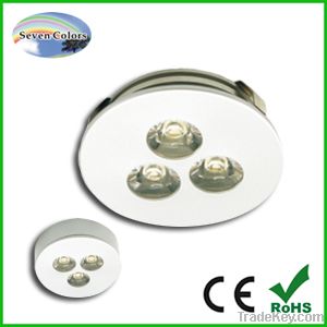 3 X 1W LED Cabinet Light / Puck Light