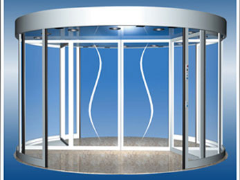 KBB two wings revolving door