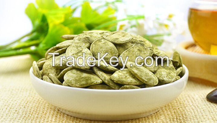 Organic Green tea Pumpkin Seeds,nuts