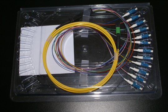 Fiber optic MPO pigtail