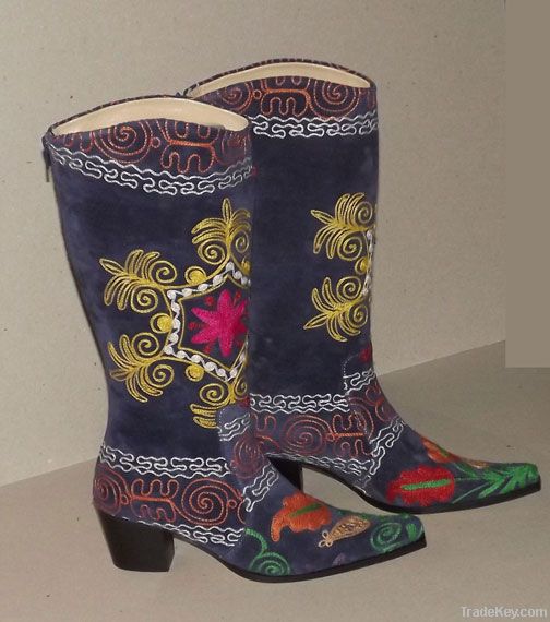 Suzani Embroidery Boots