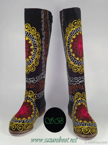 Ladies High Boot | Womens Printed Long Boots