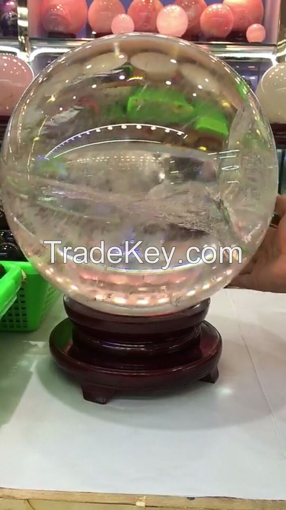 transparent crystal ball custom crystal craft gifts