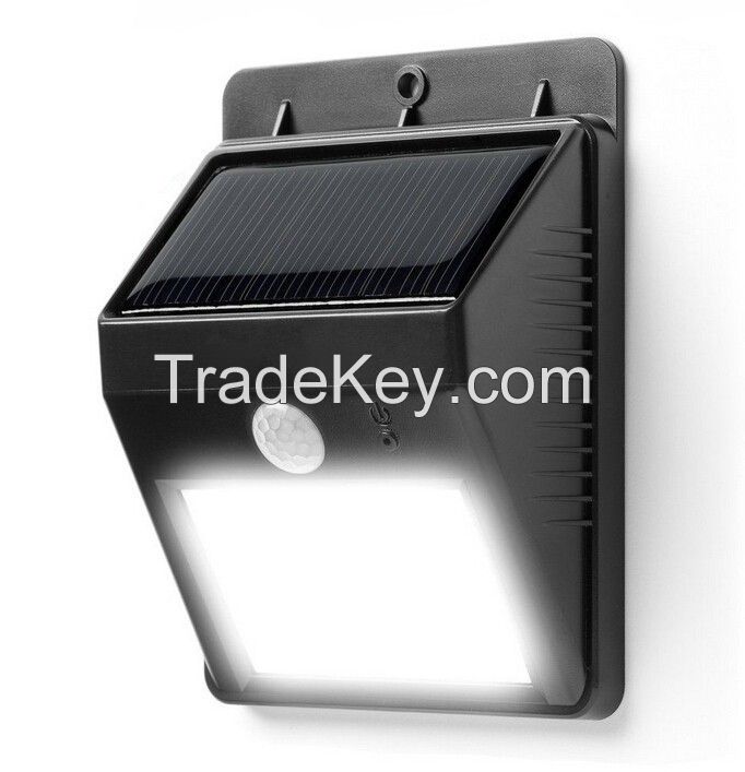 Motion sensor function waterproof  solar wall light Solar led wireless garden wall lamp