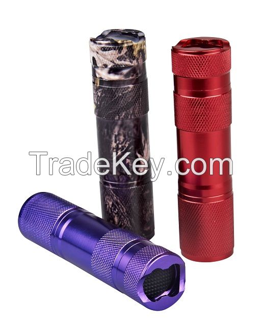 promotional 9LED flashlight with bottle opener at the tail