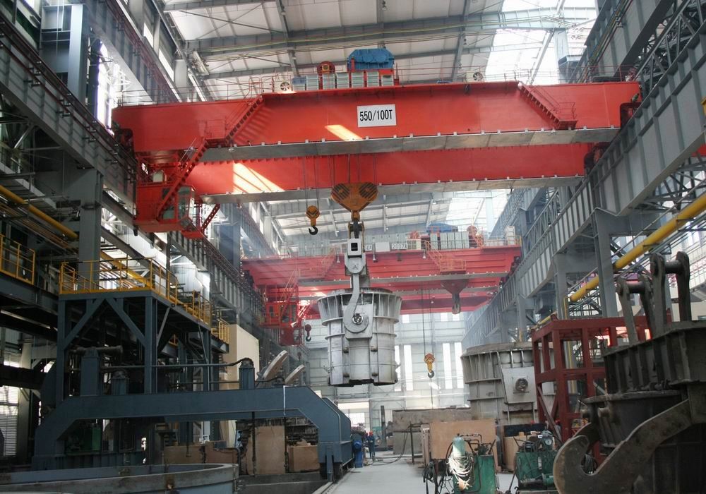 Ladle Double beam overhead crane  QDY