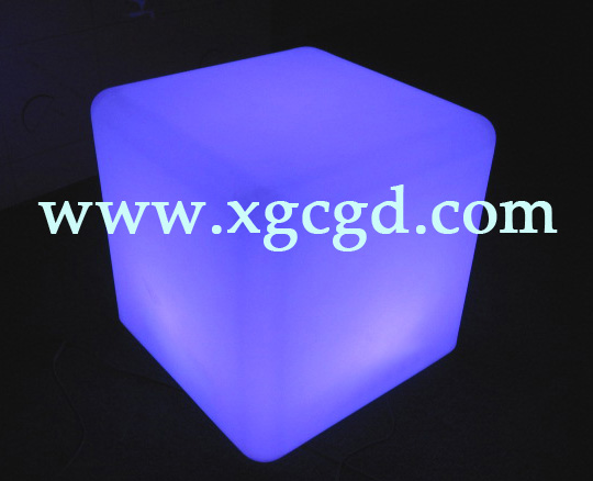 LED cube, bar furniture, illuminated furniture