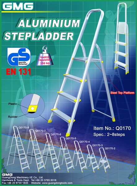 Stepladder W/Steel Platform