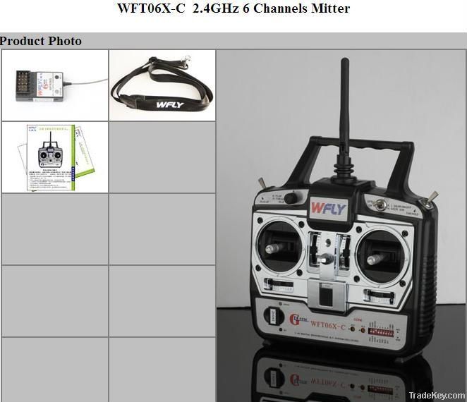 6/7/8/9 channel transmitter+receiver compleate radio system 2.4ghz