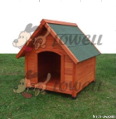 Wooden Dog Run Kennel