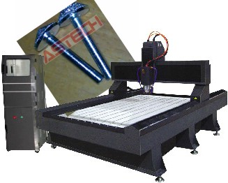 Longer Life CNC Router Tools for Granite 3D Relief Sculpture