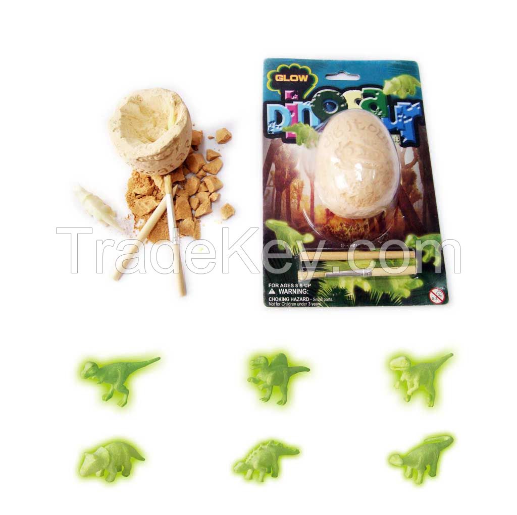 Glow Dinosaur Egg Excavation Kit/Dig it Out Toys