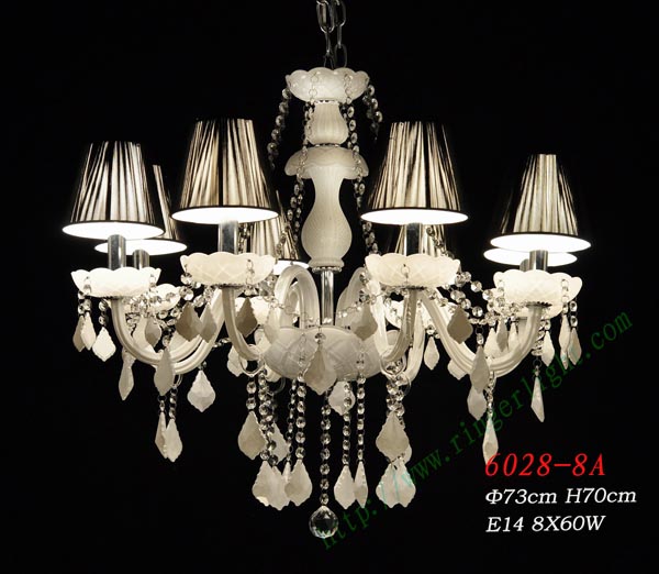 Crystal candle lighting chandelier