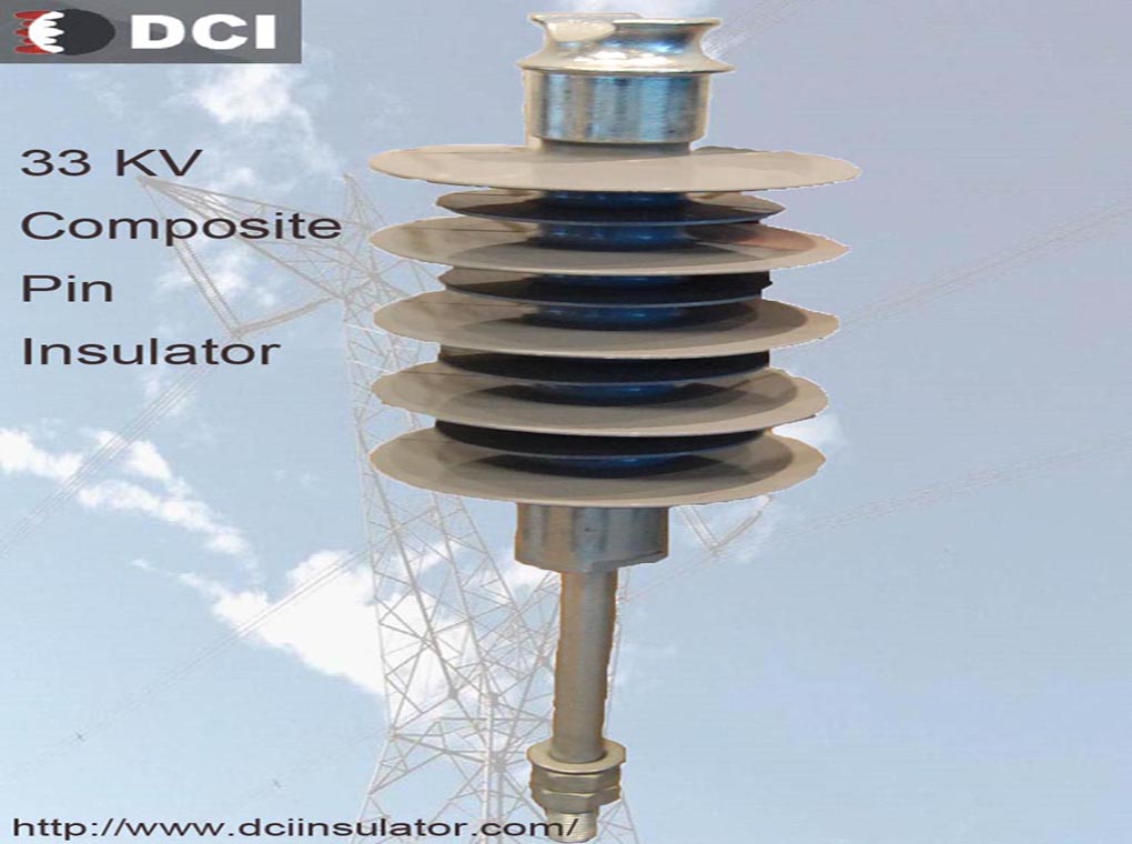 33KV composite pin insulator