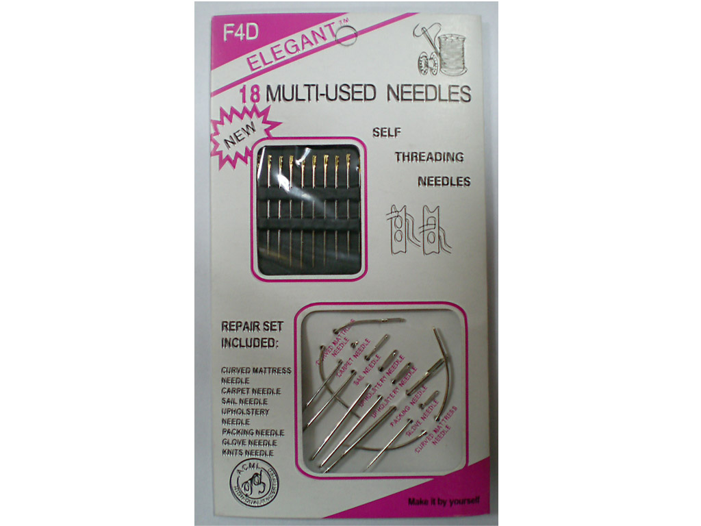 sewing needle kit, 18pcs hand needles kit