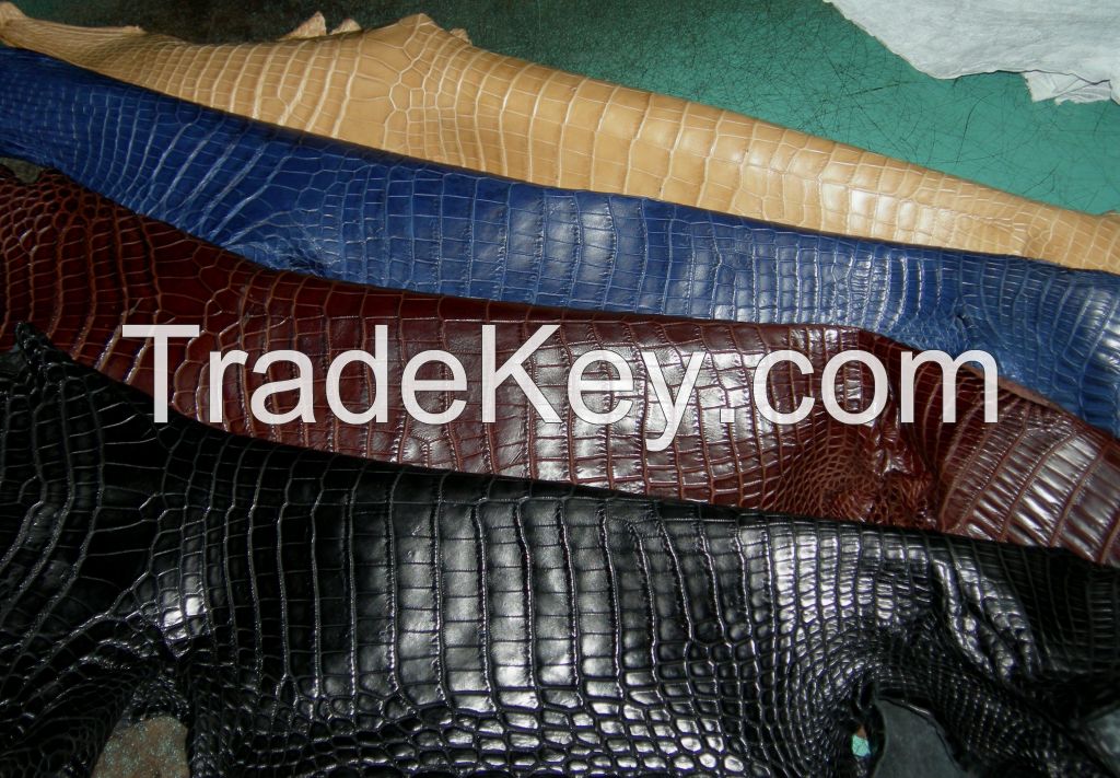 Genuine Nile Crocodile Skin Leather