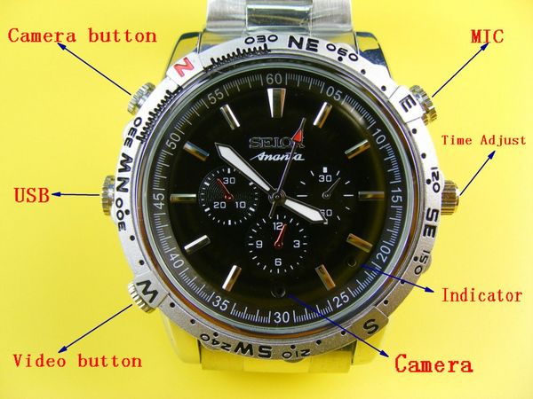 Waterproof Spy Watch