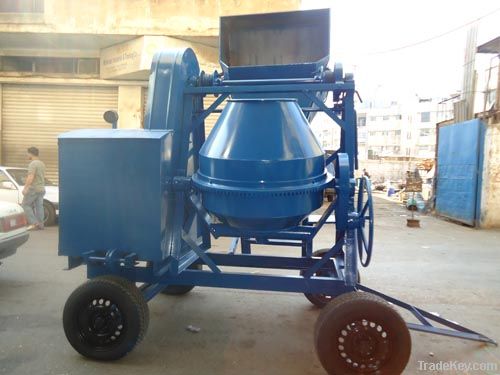 mobile concrete mixer