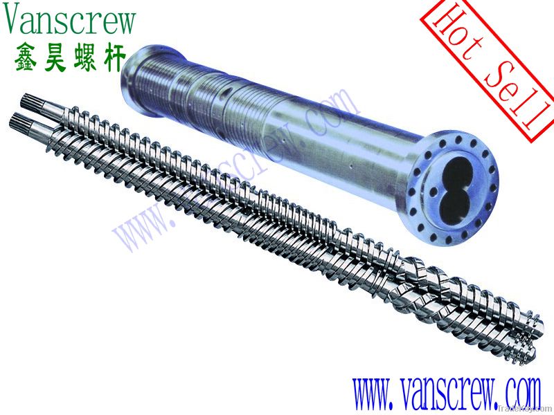 parallel twin screw barrel