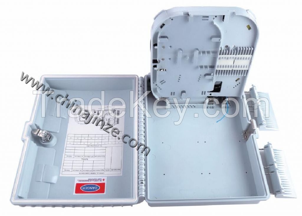 16 core ftth fiber optic  cable metal distribution box