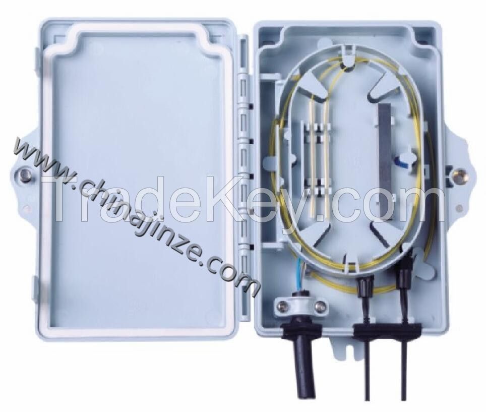 2 core fiber optic distribution box, termination box