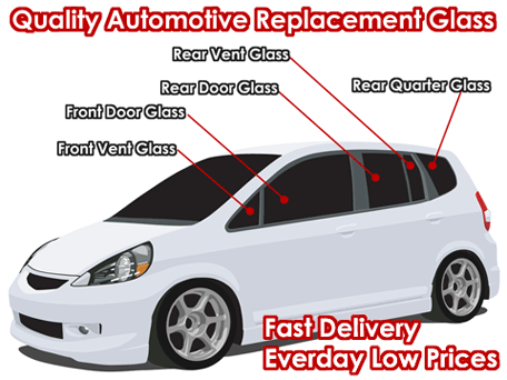 Auto glass WINDSHIELD LFE/FW/RW/RH/FV