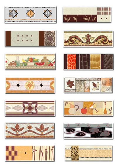 Glazed Ceramic Border Line/ Ceramic border line/ Ceramic waist line1