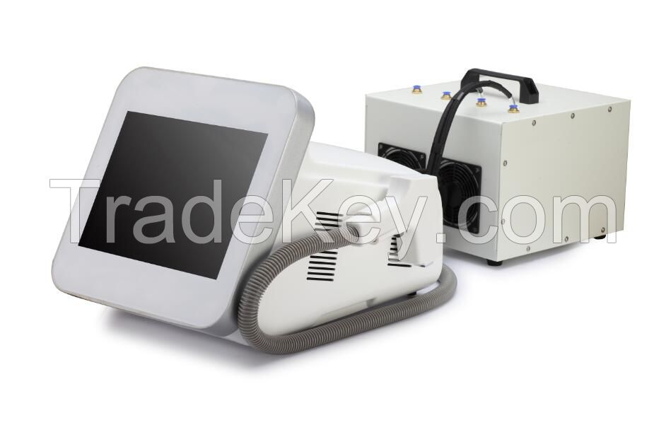 Portable 808nm diode laser hair removal medical system