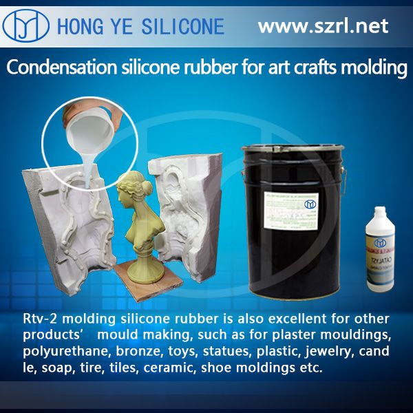 2 part RTV liquid silicone rubber to make molds for polyresin/ epoxy resin