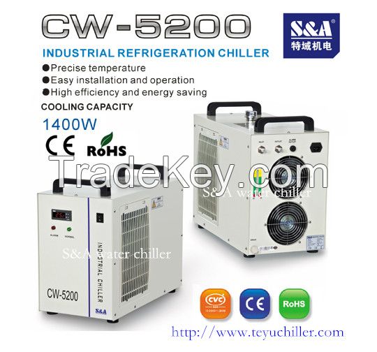 Laser industry chiller for 130W CO2 laser tube