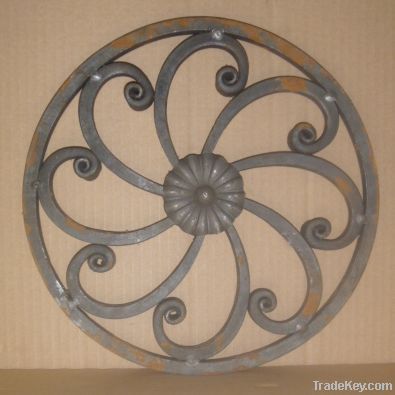 wrought iron rosettes