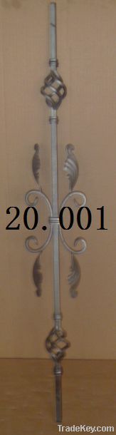 Wrought iron baluster