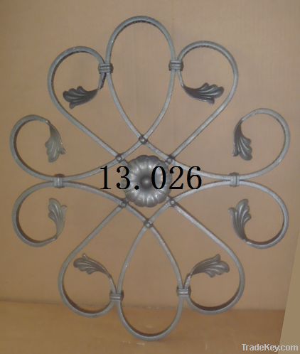 wrought iron rosettes