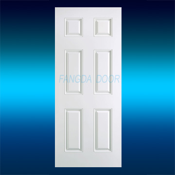 Fangda HOT-SALE American 6panel steel door