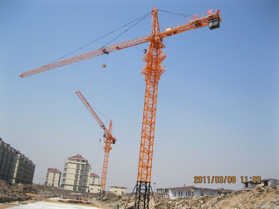 TC3508 Mini Tower Crane 35m Boom 2.5t Load Parameter