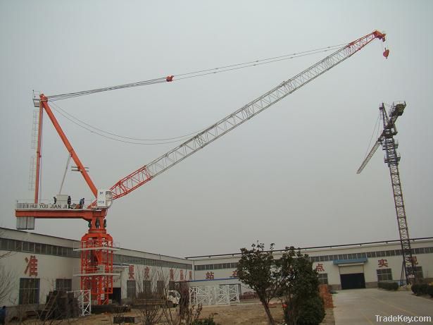 8t D4522 Luffing Tower Crane 45 meters Luffing Jib Factory Price