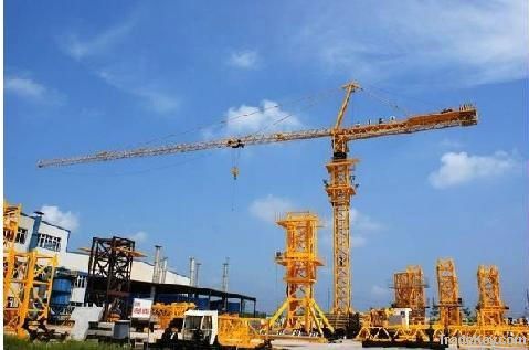 Hot 56M Cat Head Tower Crane TC5610 6tons Load External Climbing Type