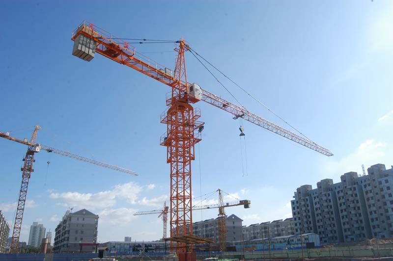 4tons Load TC4810 Topkit Tower Cranes 48m Jib length in Algeria