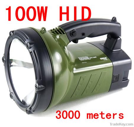 100W xenon working lamp Spotlight HID work light HID lamp flashlight