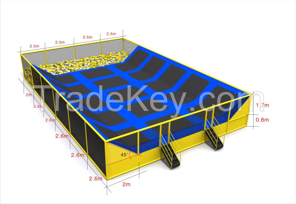 Safety  adult commercial big children indoor trampoline park