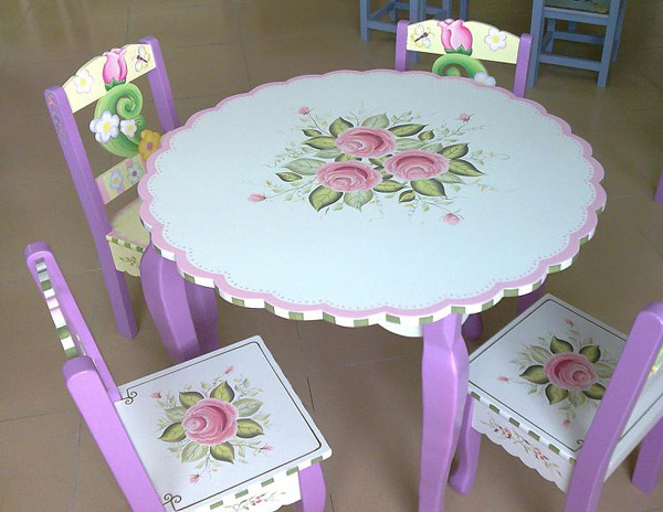 woodeen kid furniture, kid table and chair set